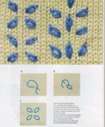 100個(gè)毛衣繡花針?lè)▓D樣大全，收藏學(xué)習(xí)